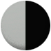 Two-tone Everest White TriCoat / Super Black [[408]]