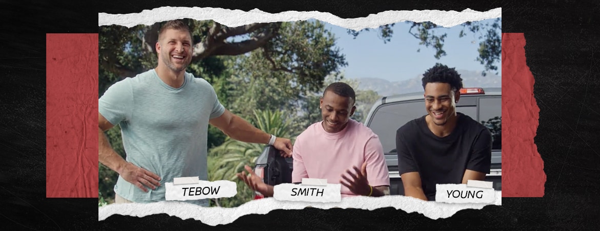 Nissan Aim to Inspire: Tim Tebow, Devonta Smith & Bryce Young