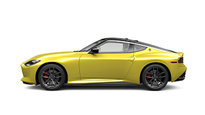 El Nissan Z Performance 2024 en dos tonos de colores: Ikazuchi Yellow TriCoat y Super Black